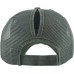 Ponycap Messy High Bun Ponytail Adjustable Mesh Trucker Baseball Cap Hat  eb-12589645
